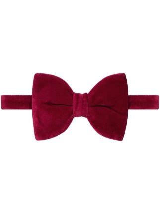 gucci velvet bow ties